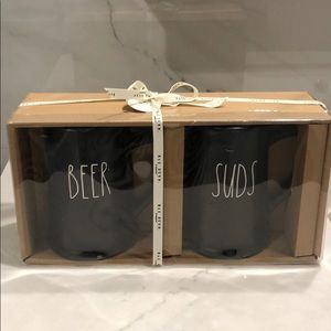 Rae Dunn 2  beer mugs